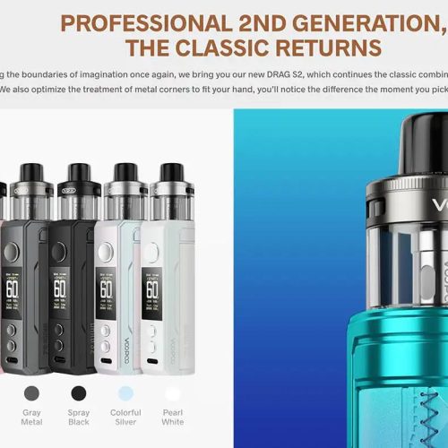 8 voopoo drag s2 pod vape kit desktop