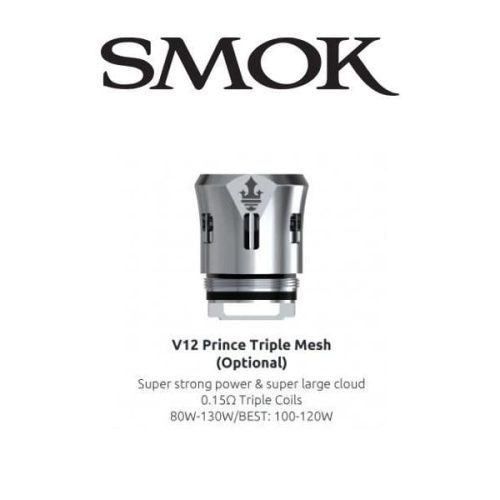 Smok V12 P-tank Prince Mesh Coil - Triple Mesh (80w-130w) -